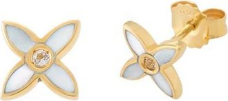 Murkani Desert Flower Mini Stud Earring in Yellow Gold at Nordstrom