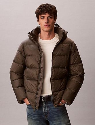 Calvin Klein Hooded Down Puffer Jacket