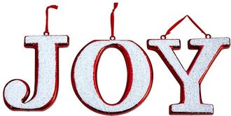 Nearly Natural Joy Holiday Deluxe Shatterproof Ornament Set