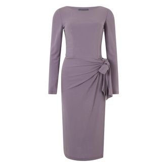 Alberta Ferretti Dames, Jurken, Grijs, Maat: S Leer