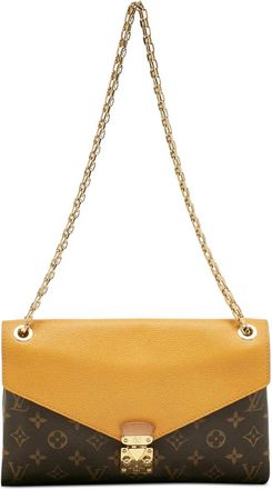 Louis Vuitton Borsa a spalla Monogram e catena 2014 - Marrone