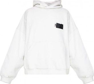 Balenciaga Gaffer Oversized Hoodie Ecru 713677TNVG29592