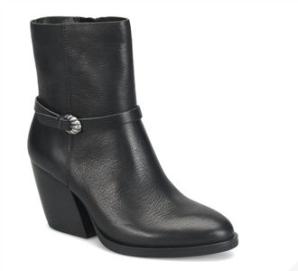 Kork-ease Womens Solstice Leather Booties In Black