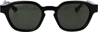 Gucci Stijlvolle zonnebril Gg 1730S - Heren - Zonnebrillen - Zwart - 50 MM - Accessoires