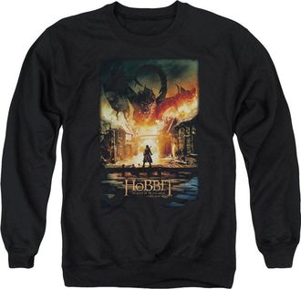 Gildan Hobbit Smaug Poster Adult Crewneck Sweatshirt