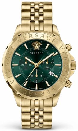 Versace VEV600619 Chrono Signature heren horloge goud 44 mm