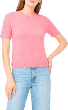 Ted Baker Short Sleeve Sweater in Pop Pink at Nordstrom Rack, Size X-Small
