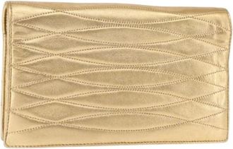 Chanel Pre-owned Clutches, female, Yellow, Size: ONE SIZE Pre-owned Vintage Clutch