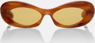 Valentino Occhiali da sole ovali VLogo