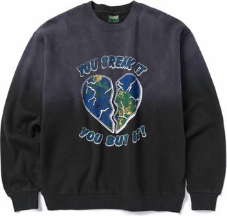 Parks Project Unisex - You Break It Crew Sweater In Black