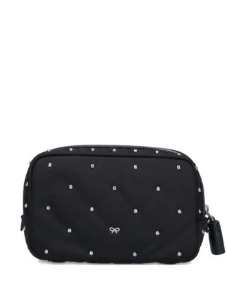 Anya Hindmarch Clutch met rits - Zwart