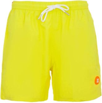 Suns Sneldrogende strandboxershort - Heren - Strandmode - Groen - S - Polyester - Badmode