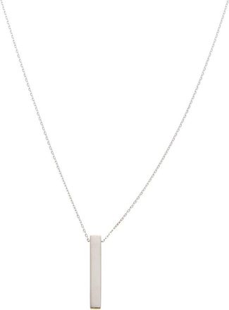 Italian Gold, Inc 10K Engravable Long Cube Adjustable Necklace