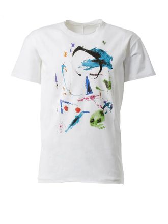L'Eclaireur paint splash print T-shirt - men - Cotton - M - White
