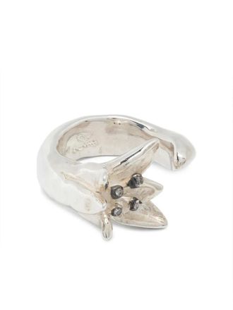 Rosa Maria Sterling zilveren ring met diamant