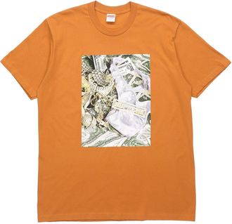 SUPREME SS20 Money Printing Short Sleeve Unisex Orange SUP-SS20-294