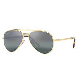 Ray-Ban Nieuwe Aviator Gepolariseerde Zonnebril - unisex - Zonnebrillen - Geel - 62 MM - Accessoires