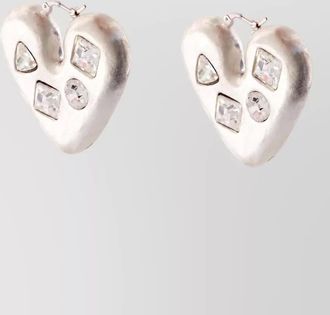 Jacquemus heart metal earrings