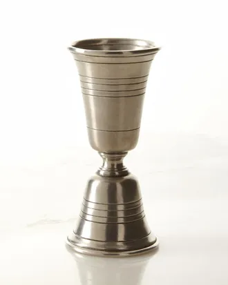 Match Pewter Handmade Pewter Double Jigger