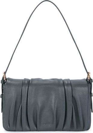 Oryany Bell Pleated Leather Shoulder Bag in Deep Green at Nordstrom Rack