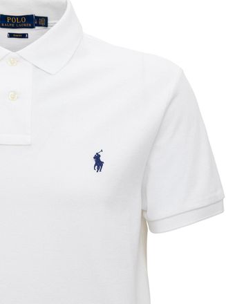 Polo Ralph Lauren Pony-Embroidered Cotton Polo - White