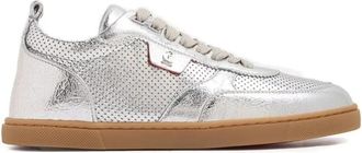 Christian Louboutin Schoenen, Dames, Grijs, 38 EU, Leer, Vontade Sneaker