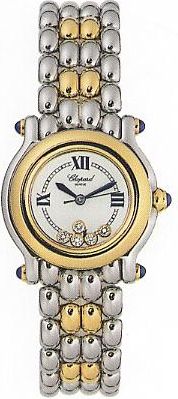 Chopard Pre-owned Chopard Happy Sport White Dial Ladies Watch 27/8256-23