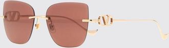 Valentino Garavani Occhiali da sole cat-eye in metallo con VLogo Signature