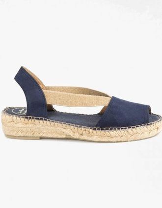Toni Pons Womens Toni Pons ETNA Womens Slingback Sandals Navy - Blue - Size: 4