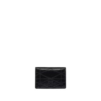 MCM Wallets & Cardholders, male, Black, ONE SIZE, Quilted Leather Card Wallet