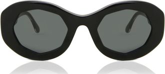 Marni Mount Bromo Bordeaux C6H Mens Sunglasses Black Size 52