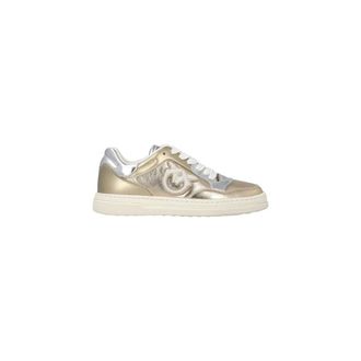 Pinko Pinko, Schoenen, Dames, Grijs, 36 EU, Leer, Mandy 11 Sneaker Laminated Nappa