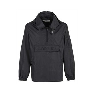Lanvin Logo Hooded Windbreaker