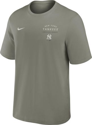 Nike New York Yankees Primary Nike Mens Dri-FIT MLB T-Shirt in Grey | 02OZN05KNK-H0Q