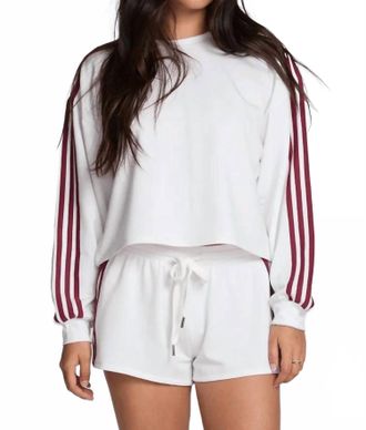 Chaser Cloud Sweatshirt In White