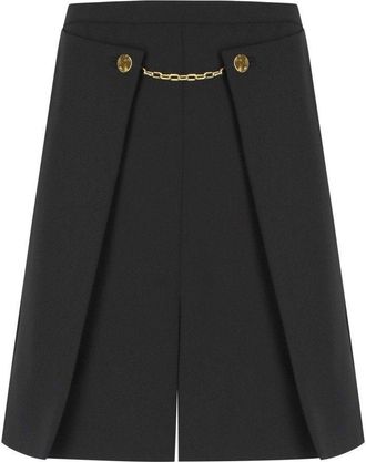 Ganni GONNA MINI IN TWILL NERA GANNI