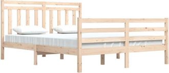 vidaXL Bed Frame without Mattress 160x200 cm Solid Wood Vidaxl