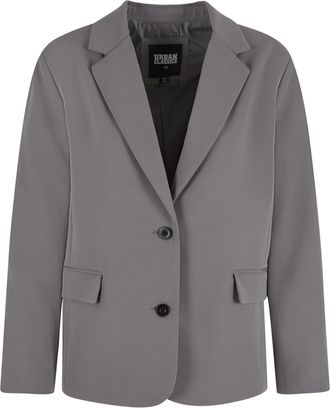 Urban Classics Dames/Dames Single-Breasted Lange Blazer (Wolk Grijs)