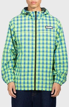 Pleasures x Boiler Room Hooded Practice Zip Jacket in Neon at Nordstrom Rack, Size Medium