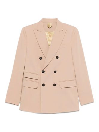 Max Mara Blazer met dubbele rij knopen - Beige