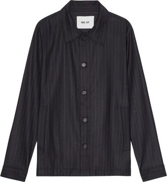 Nn.07 Giacca-camicia Zander - Blu