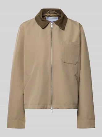 Sams&oslash;e & Sams&oslash;e Jacke mit Zweiwege-Rei&szlig;verschluss Modell ROBINSON in Beige, Gr&ouml;&szlig;e XL