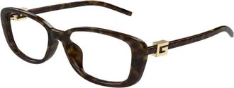 Gucci Optical Frame - Dames - Brillen - Bruin - 54 MM - Accessoires
