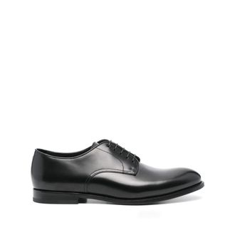 Doucal's Derby Schoen - Heren - Nette schoenen - Zwart - 43 EU - Leer - Schoenen