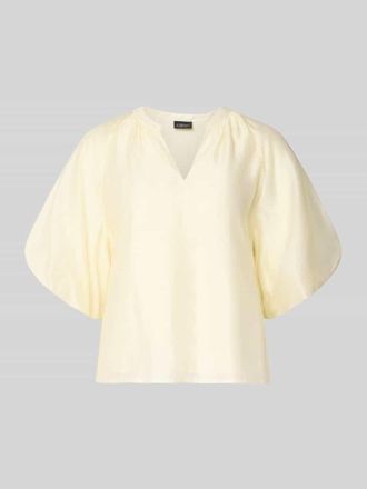 s.Oliver Black Label Loose Fit Blusenshirt aus Lyocell-Mix in Hellgelb, Gr&ouml;&szlig;e 34