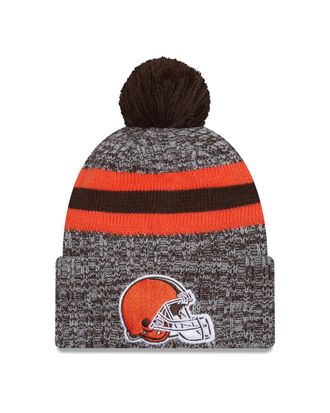 New Era Cleveland Browns NFL 2023 Sideline Sport Knit OTC Brown Orange Beanie