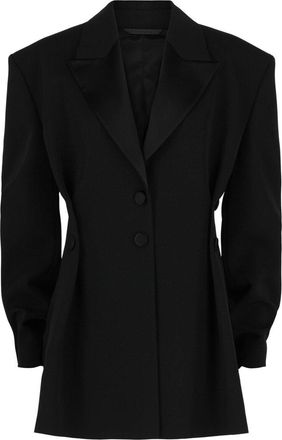 Givenchy Pleated Single-Breasted Blazer
