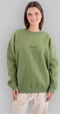 Hurley Hurley Script Only Crew Jersey verde