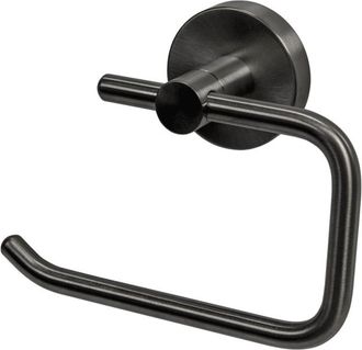 Haceka Kosmos Toiletrolhouder - zonder klep - grafiet gunmetal