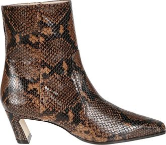 Stuart Weitzman Stassi Zip Bootie 50 - Dames - Cowboylaarzen - Veelkleurig - 39 EU - Leer - Schoenen